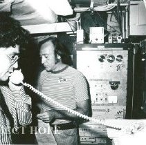 Augusto Meyer during first medical transmission via COMSAT.